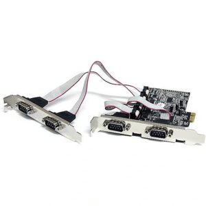 Startech PCIE SERIAL ADAPTER CARD . PEX4S553 0065030843553