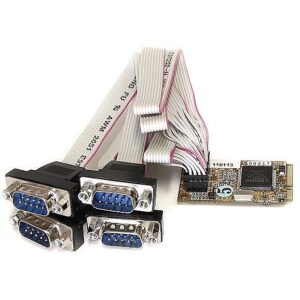 Startech 4 PORT MINI PCIE SERIAL CARD . MPEX4S552 0065030844611