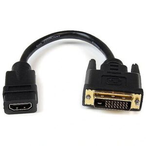 Startech HDMI TO DVI-D ADAPTER - F/M                                  IN HDDVIFM8IN 0065030848572