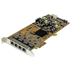 Startech 4 PORT GIGABIT POE PCIE NIC CARD W/ POE ST4000PEXPSE 0065030855150