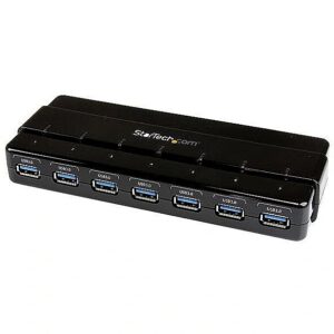 Startech 7 PORT USB 3.0 HUB W/ ADAPTER . ST7300USB3B 0065030855594