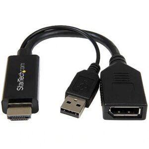 Startech HDMI TO DP 1.2 ADAPTER - 4K DISPLAYPORT CONVERTER 4K HD2DP 0065030861588