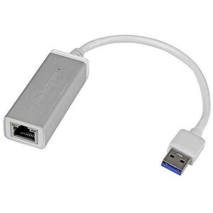 Startech USB 3.0 NETWORK ADAPTER-SILVER ALUMINUM DESIGN SILVER FINISH    IN USB31000SA 0065030862035