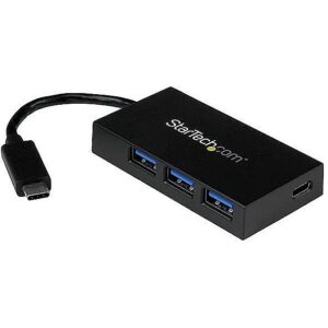 Startech 4 PORT USB 3.0 HUB - USB-C HUB GEN 1 HUB 1X USBC + 3X USB A HB30C3A1CFB 0065030862677