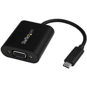 Startech USB-C ADAPTER TO VGA 24PIN M/15P VGA F 2048X1280 60HZ CDP2VGASA 0065030866279