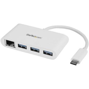 Startech 3PT USB 3.0 HUB + GBE - USB-C 3.0 HUB + GBE - USB-C HUB HB30C3A1GEA 0065030866316