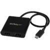 Startech USB-C TO 2X HDMI MST SPLITTER . MSTCDP122HD 0065030866491