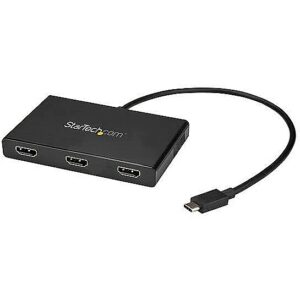 Startech 3-PORT USB C TO HDMI MST HUB ADAPTER - USB C MULTI MONITOR MSTCDP123HD 0065030867276