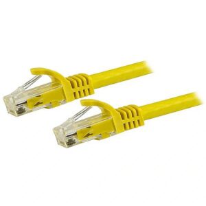 Startech 0.5M YELLOW CAT6 PATCH CABLE SNAGLESS ETHERNET CABLE - UTP N6PATC50CMYL 0065030867634