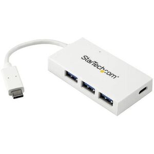 Startech USB-C HUB 4 PORT 1X USB-C F + M/ 3X USBA HB30C3A1CFBW 0065030871136