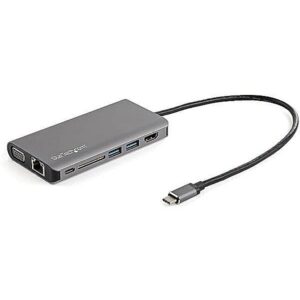 Startech USB-C MULTIPORT ADAPTER / DOCK HDMI/VGA - SD READER-30CM CABLE DKT30CHVAUSP 0065030880244