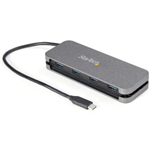 Startech 4 PRT USB-C HUB A (5GBPS USB 3.0) - 11IN CABLE HB30CM4AB 0065030883450