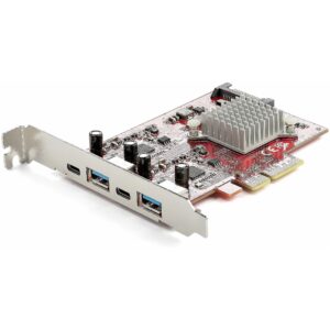 Startech 4-PT USB PCIE CARD USB-C/USB-A . PEXUSB312A2C2V 0065030887076