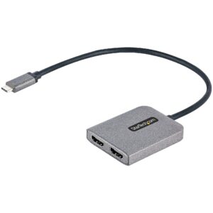 Startech USB C DUAL HDMI MST HUB 4K USB-C MULTI-MONITOR ADAPTER MST14CD122HD 0065030888288