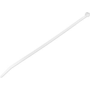 Startech 100 PACK 10 CABLE TIES -WHITE NYLON ZIP TIE WRAPS UL TAA CBMZT10N 0065030890595