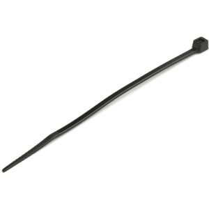 Startech 100 PACK 4 CABLE TIES -BLACK NYLON ZIP TIE WRAPS UL TAA CBMZT4B 0065030890717