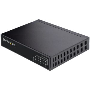 Startech UNMANAGED 2.5G SWITCH 5 PORT ALL-METAL CASE FANLESS WALL KIT DS52000 0065030893183