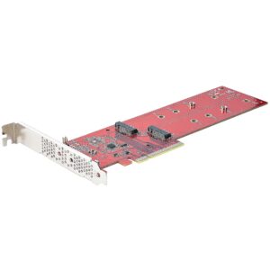 Startech DUAL M.2 PCIE SSD ADAPTER CARD TO DUAL NVME M.2 SSD DUAL-M2-PCIE-CARD-B 0065030895620