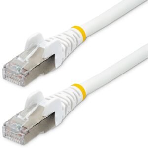 Startech 1.5M CAT6A ETHERNET CABLE LSZH LSZH 10GBE NETWORK PATCH CABLE NLWH-150-CAT6A-PATCH 0065030896788