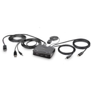 Startech C2-D46-UAC-CBL-KVM 2-PORT HYBRID CABLE KVM SWITCH C2-D46-UAC-CBL-KVM 0065030899338