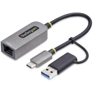 Startech USB TYPE-C ETHERNET ADAPTER ETHERNET ADAPTER W/USB-A CONVERT U2GA-USB-C-ETHERNET 0065030905176