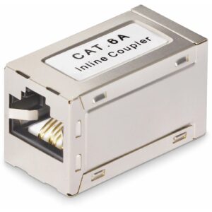 Startech SHIELDED RJ45 COUPLER CAT6A ETHERNET COUPLER F/F IN-CAT6A-COUPLER-S1 0065030906135