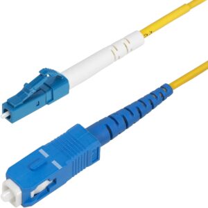 Startech SPSMLCSC-OS2-1M 1M LC TO SC OS2 FIBER CABLE SPSMLCSC-OS2-1M 0065030906982