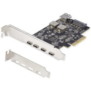 Startech 5-PORT USB PCIE CARD 10GBPS PS4C3IA3-USB-C-CARD 0065030909174