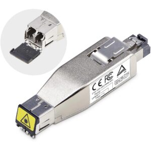 Startech FIBER TO RJ45 MEDIA CONVERTER POE MEDIA CONVERTER DONGLE SMF/M D01ML55P-FIBER-MEDIA 0065030909822