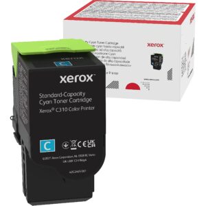 Xerox C310 CYAN STANDARD CAPACITY TONER CARTRIDGE (2000 P 006R04357 0095205068450