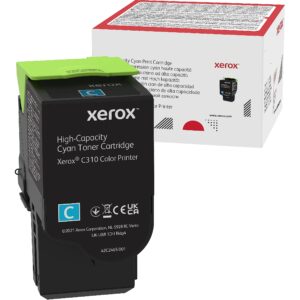 Xerox C310 CYAN HIGH CAPACITY TONER CARTRIDGE (5500 PAGES) 006R04365 0095205068535