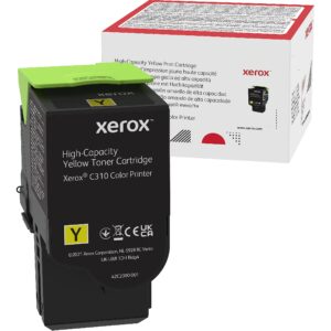 Xerox C310 YELLOW HIGH CAPACITY TONER CARTRIDGE (5500 PAGES) 006R04367 0095205068559