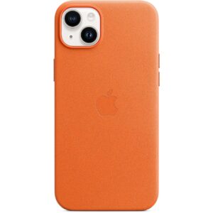 Apple iPhone 14 Plus Leather Case with MagSafe - Orange MPPF3ZM/A 0194253345510