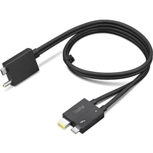 Lenovo ThinkPad Thunderbolt 4 WorkStation Dock Split Cable 4X91K16970 Black