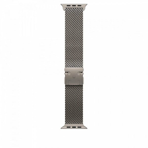 Apple 49MM NATURAL TITANIUM MILANESE LOOP - LARGE MXKE3ZM/A 0195949656231