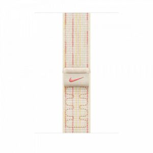 Apple 46MM STARLIGHT/PINK NIKE SPORT LOOP MYJE3ZM/A 0195949767913