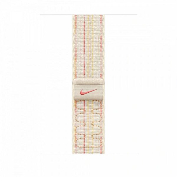 Apple 46MM STARLIGHT/PINK NIKE SPORT LOOP MYJE3ZM/A 0195949767913