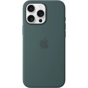 Apple iPhone 16 Pro Max Silicone Case with MagSafe - Lake Green MA7V4ZM/A 0195949884924