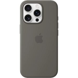 Apple iPhone 16 Pro Silicone Case with MagSafe - Stone Gray MYYL3ZM/A 0195949885303