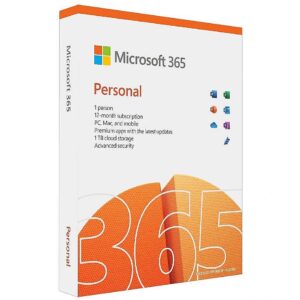 Microsoft SW RET MICROSOFT 365 PERSONAL/ENG 1Y QQ2-01897 MS QQ2-01897 0196388213078