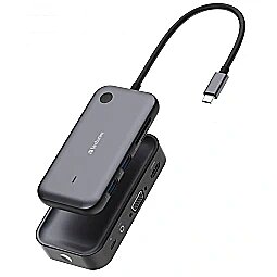 Verbatim USB-C centrmezgls un bezvadu displeja adapteris Verbatim 32146V 32146V 023942321460