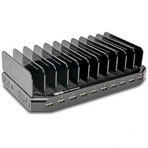 Tripp Lite | 10 Port USB Charging Station with Adjustable Storage | U280-010-ST-CEE | 96 W U280-010-ST-CEE 037332205698