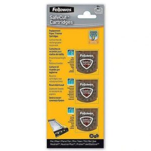 Fellowes 3 interchangeable blades for waved cutting