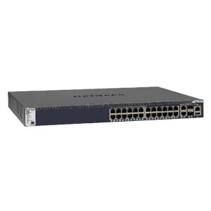 Netgear M4300-28G MANAGED SWITCH 24x1G Stackable 2x10G 2xSFP+ (GSM4328S) GSM4328S-100NES 0606449110104