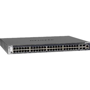 Netgear M4300-52G MANAGED SWITCH 48x1G Stackable 2x1G 2xSFP+ (GSM4352S) GSM4352S-100NES 0606449110142