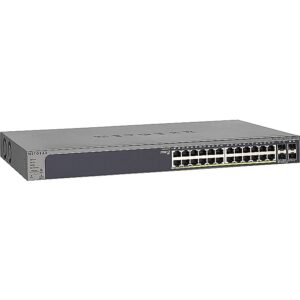 Netgear 24-Port Gigabit PoE+ Smart Pro Switch with 4 SFP Ports 380W(GS728TPP v2) GS728TPP-200EUS 0606449131673