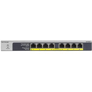 Netgear 8-PORT FLEX UNMANAGED SWITCH GIGABIT ETHERNET POE/POE+        IN GS108LP-100EUS 0606449134971