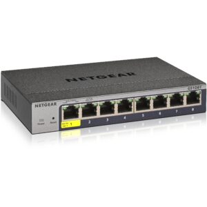 Netgear 8P.GB ETH SMART MGD PRO SWITCH .                                IN GS108T-300PES 0606449138634