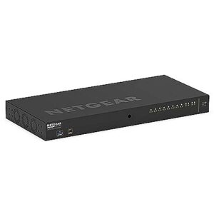 Netgear 12-Port AV Line M4250-10G2XF-PoE+ 8x1G PoE+ 240W 2x1G 2xSFP+ Managed Switch GSM4212PX-100EUS 0606449149586