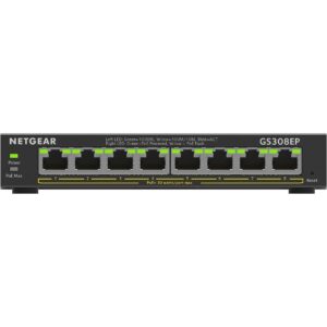 Netgear 8-PORT 1G POE+ SWITCH 62 W SMART MANAGED PLUS               IN GS308EP-100PES 0606449153040